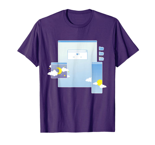 Soft Kawaii Aesthetic Vaporwave T-Shirt - Custom Art Print for Adults - T-Shirt, Sweatshirt, Hoodie