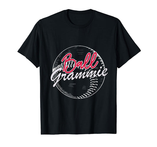 Ball Grammie Baseball Softball Grammie T-Shirt - Trendy Graphic Unisex - T-Shirt, Sweatshirt, Hoodie