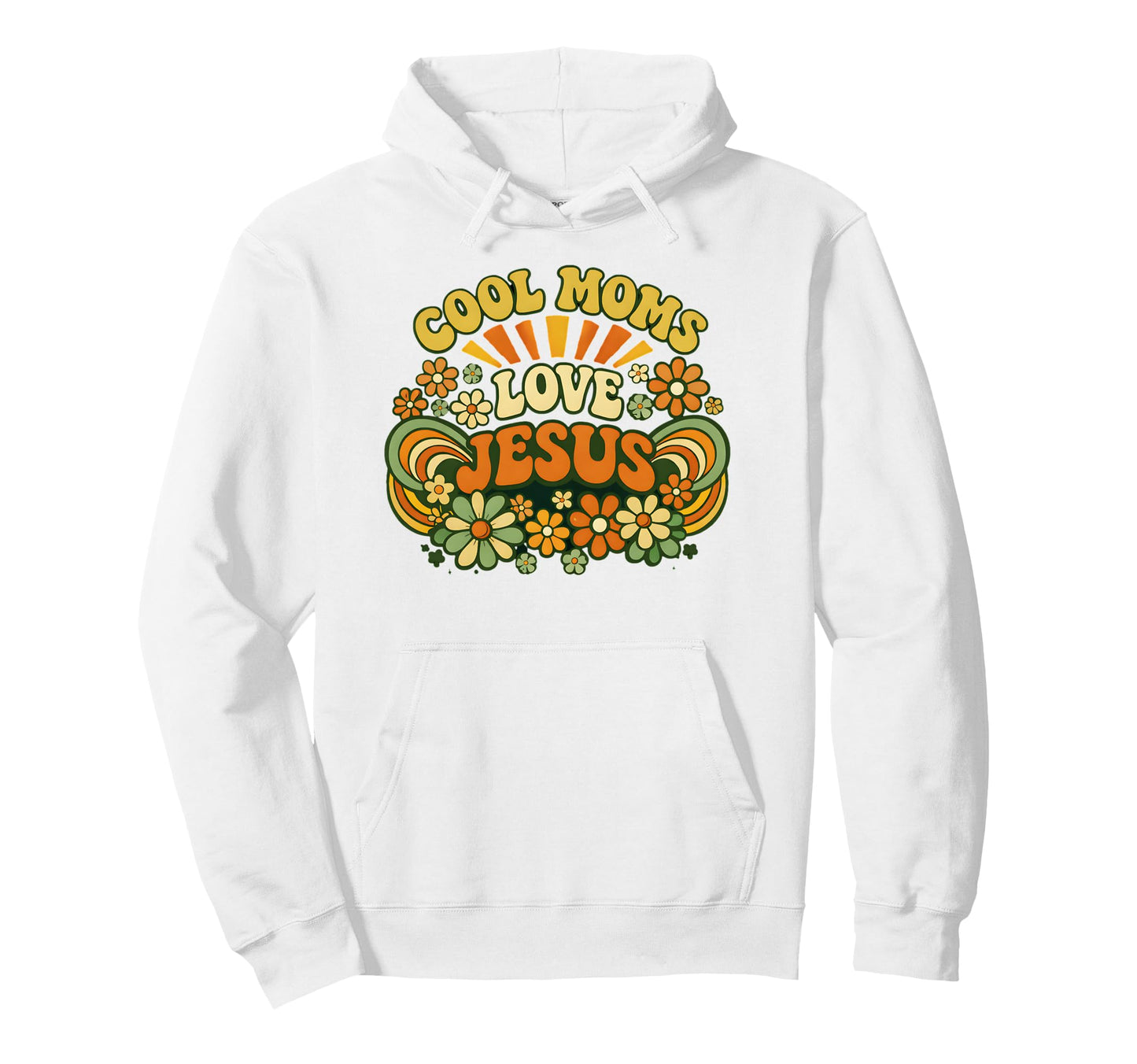 Moms Love Jesus Rainbow Trendy Popular Hoodie - Streetwear Style Men Women - T-Shirt, Sweatshirt, Hoodie