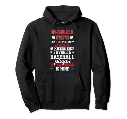 Favorite Baseball Player Pops Hoodie - Custom Art Print for Adults - T-Shirt, Sweatshirt, Hoodie