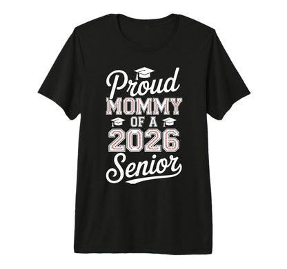 Proud Mommy 2026 Senior Baseball T-Shirt - Custom Art Print Unisex - T-Shirt, Sweatshirt, Hoodie