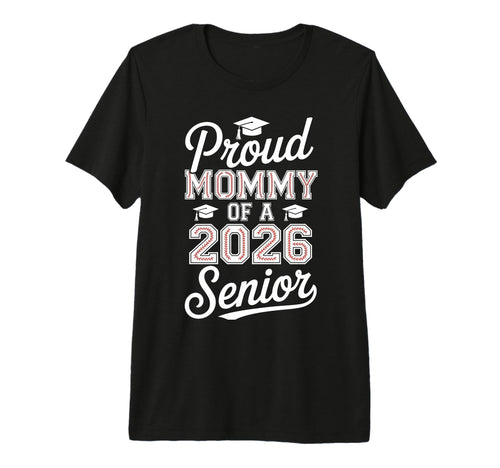 Proud Mommy 2026 Senior Baseball T-Shirt - Custom Art Print Unisex - T-Shirt, Sweatshirt, Hoodie
