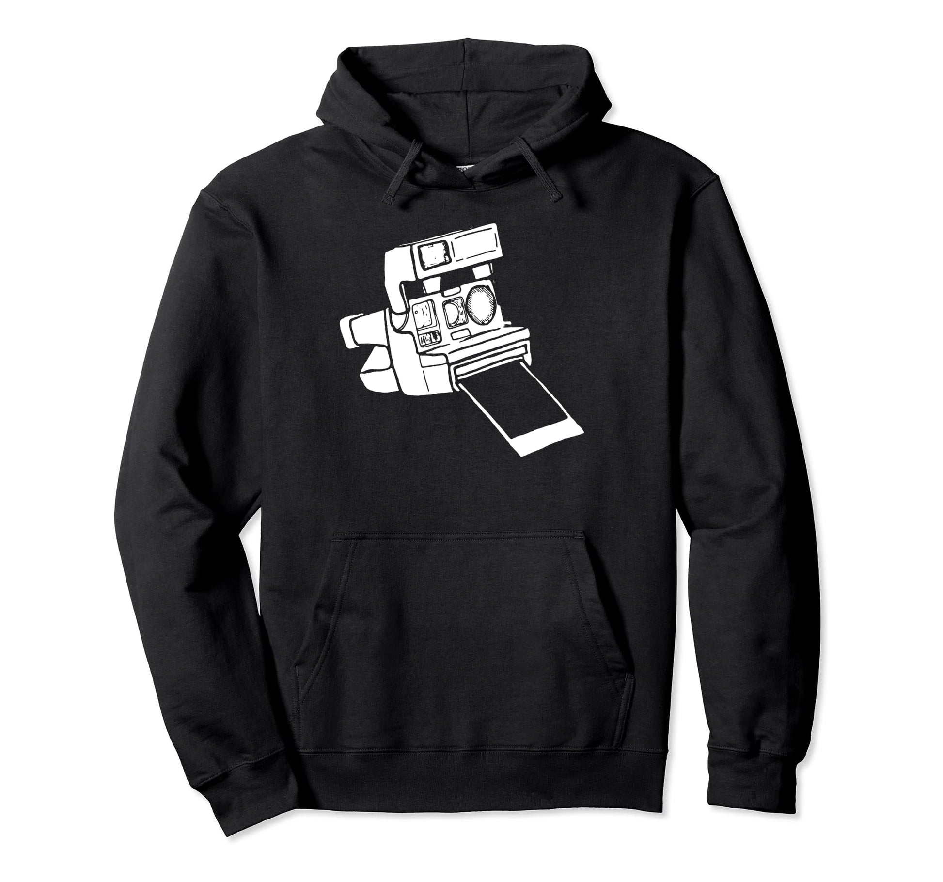 Instant Camera Eighties Photography Hoodie - Graphic Print for Adults - T-Shirt, Sweatshirt, Hoodie