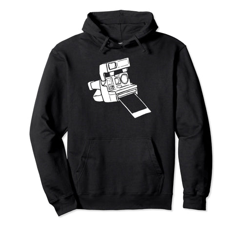 Instant Camera Eighties Photography Hoodie - Graphic Print for Adults - T-Shirt, Sweatshirt, Hoodie