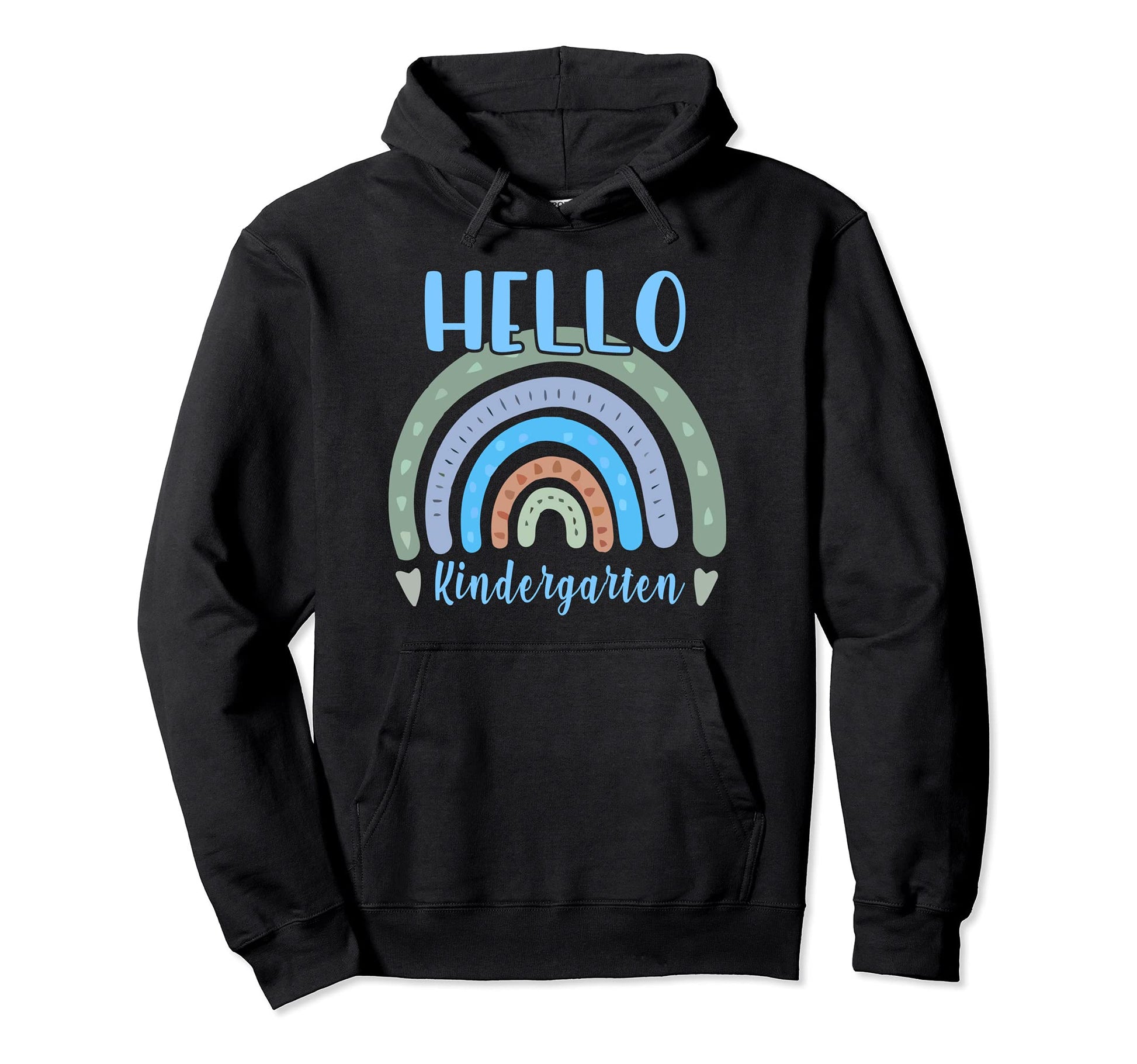 Hello Kindergarten Teacher Back To Hoodie - Casual Everyday Wear Men Women - T-Shirt, Sweatshirt, Hoodie