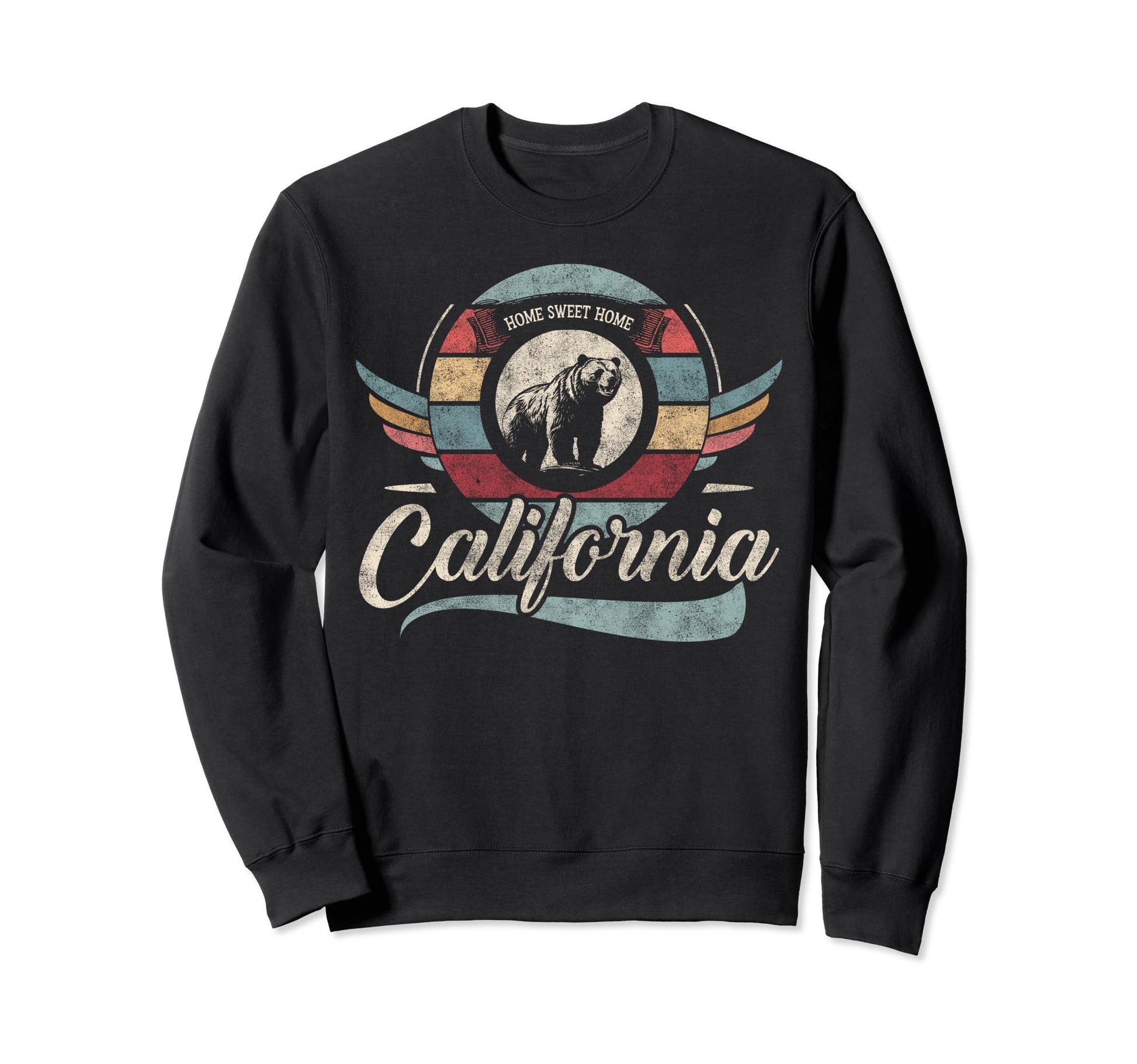 California State Animal Bear Sweatshirt - Casual Everyday Wear Unisex - T-Shirt, Sweatshirt, Hoodie