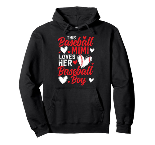Proud Baseball Mimi Baseball Player Hoodie - Aesthetic Graphic for Adults - T-Shirt, Sweatshirt, Hoodie