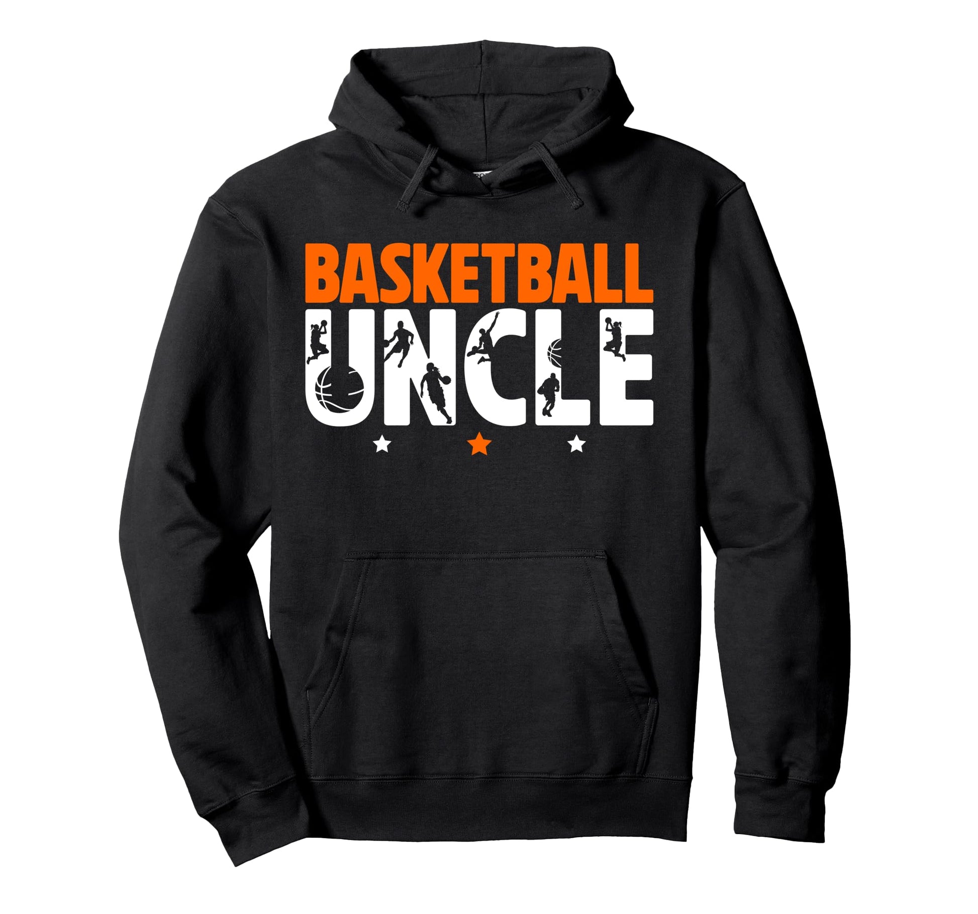 Basketball Uncle Basketball Player Hoodie - Minimalist Print Men Women - T-Shirt, Sweatshirt, Hoodie
