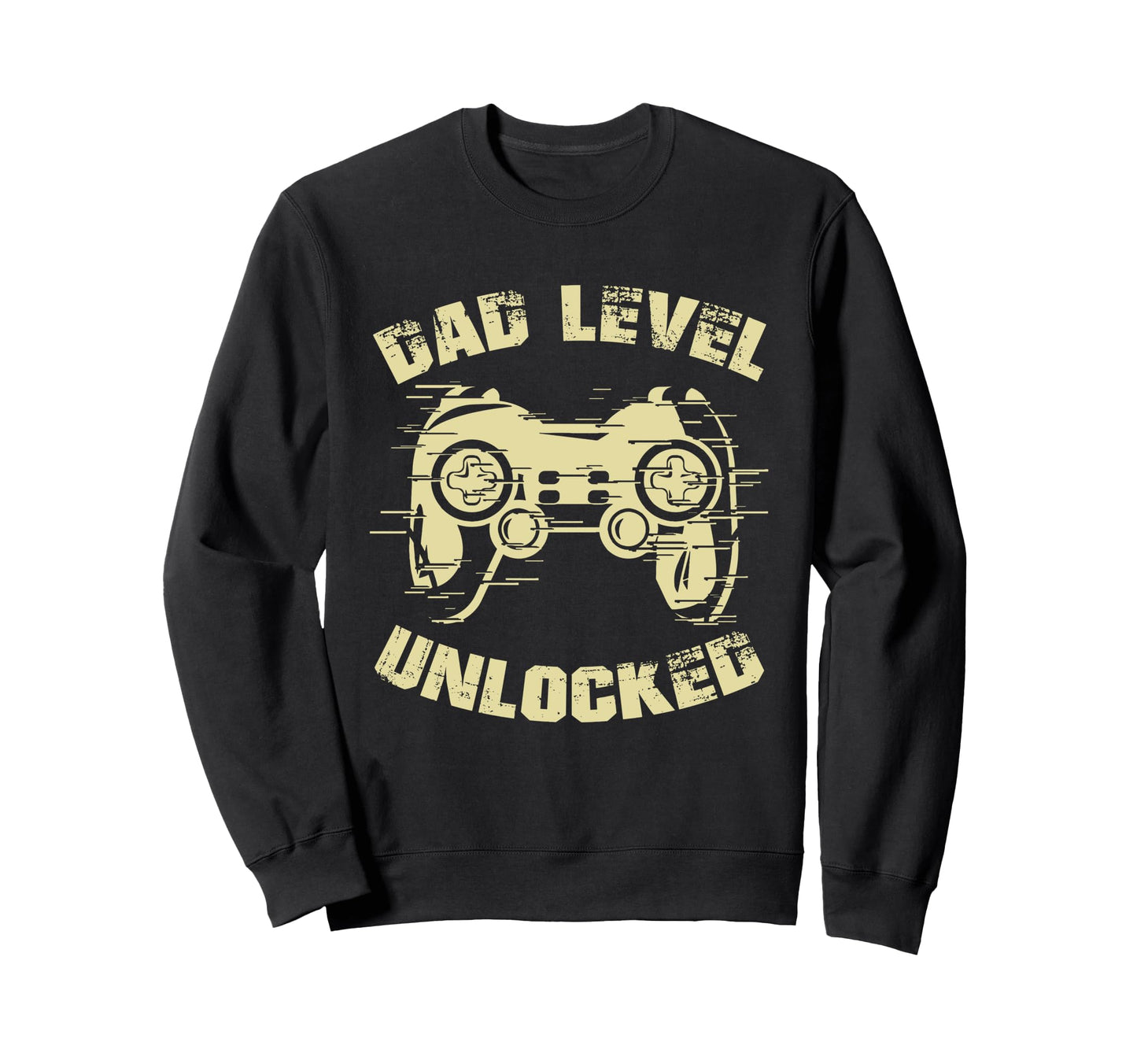 Dad Level Unlocked Gaming Sweatshirt - Custom Art Print for Adults - T-Shirt, Sweatshirt, Hoodie