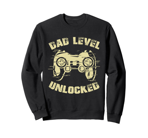 Dad Level Unlocked Gaming Sweatshirt - Custom Art Print for Adults - T-Shirt, Sweatshirt, Hoodie