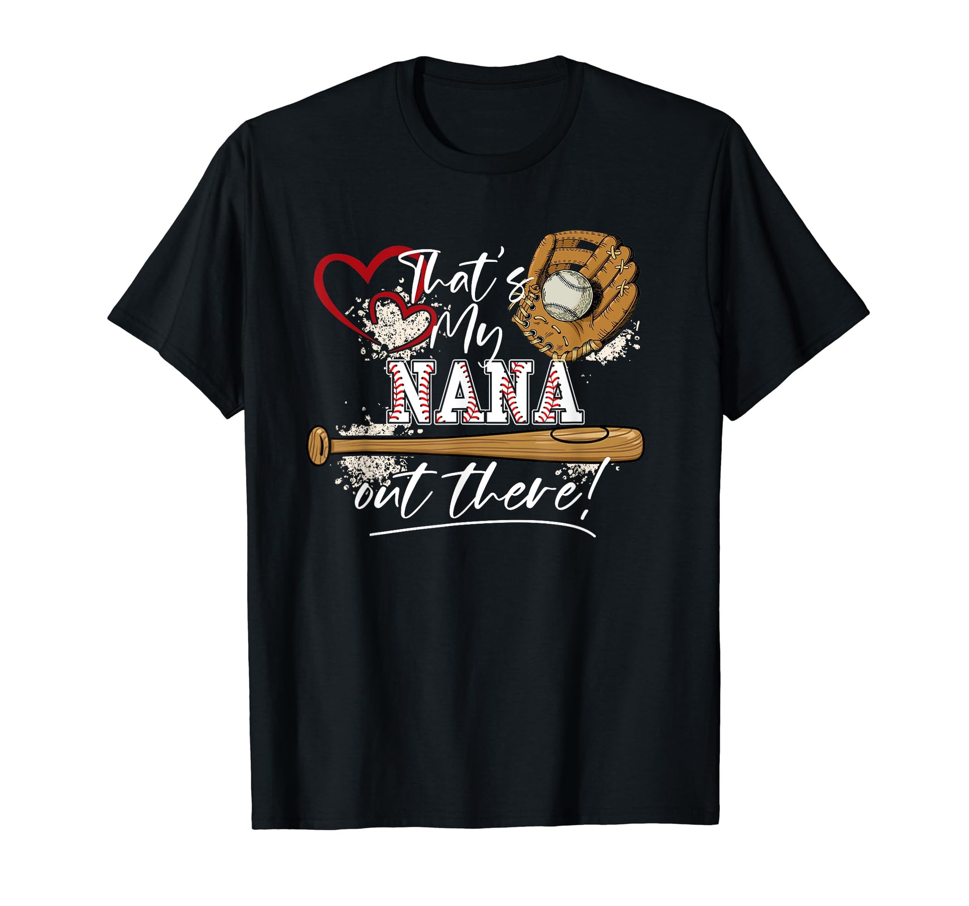 Baseball Nana Thats My Grandson Out T-Shirt - Aesthetic Graphic Unisex - T-Shirt, Sweatshirt, Hoodie