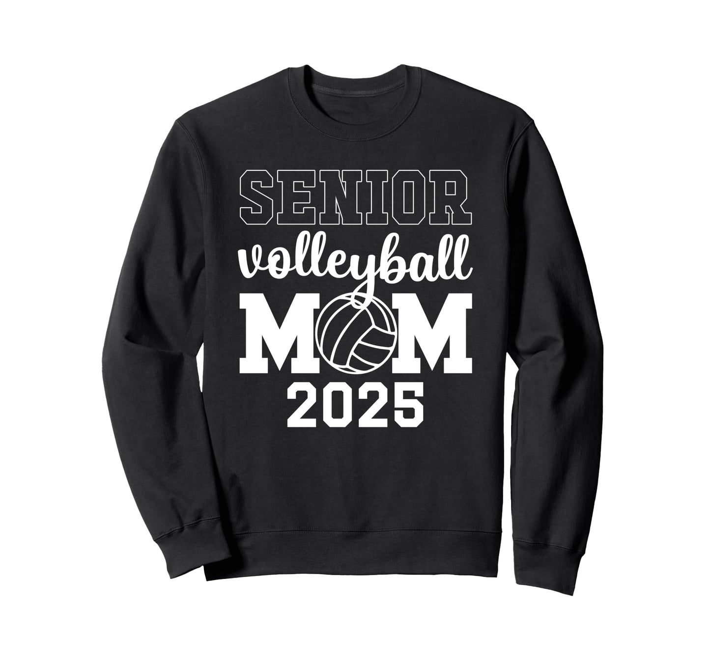 Volleyball Mom Game Day Senior Sweatshirt - Casual Everyday Wear Men Women - T-Shirt, Sweatshirt, Hoodie