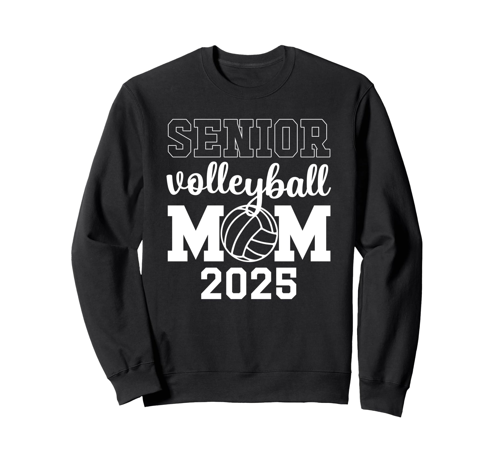 Volleyball Mom Game Day Senior Sweatshirt - Casual Everyday Wear Men Women - T-Shirt, Sweatshirt, Hoodie
