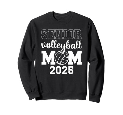 Volleyball Mom Game Day Senior Sweatshirt - Casual Everyday Wear Men Women - T-Shirt, Sweatshirt, Hoodie