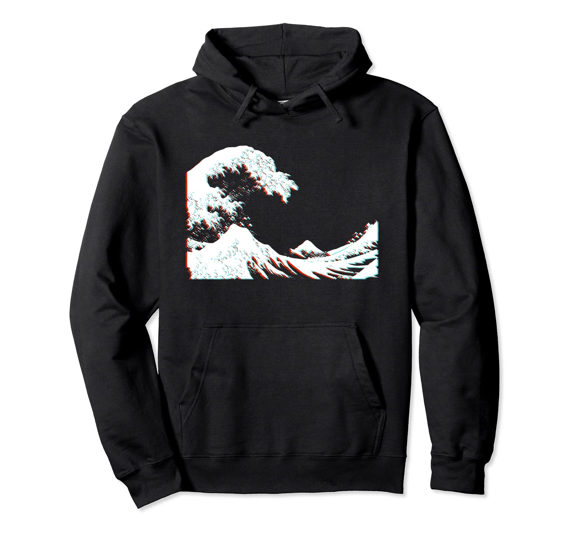 Great Wave Off Kanagawa Art Aesthetic Hoodie - Trendy Graphic for Adults - T-Shirt, Sweatshirt, Hoodie