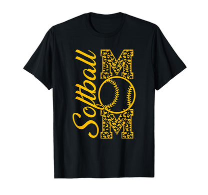 Softball Mom Sports Mama Game Day T-Shirt - Novelty Apparel Men Women - T-Shirt, Sweatshirt, Hoodie