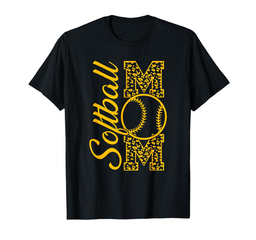 Softball Mom Sports Mama Game Day T-Shirt - Novelty Apparel Men Women - T-Shirt, Sweatshirt, Hoodie