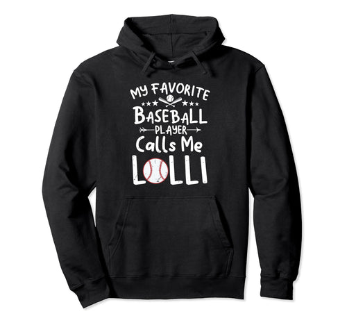 My Favorite Baseball Player Calls Me Hoodie - Minimalist Print Men Women - T-Shirt, Sweatshirt, Hoodie