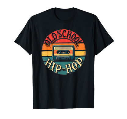 Nostalgic Old School Hiphop T-Shirt - Fun Novelty Design for Adults - T-Shirt, Sweatshirt, Hoodie