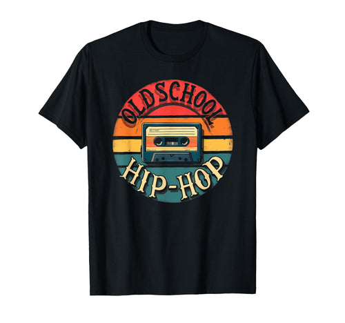Nostalgic Old School Hiphop T-Shirt - Fun Novelty Design for Adults - T-Shirt, Sweatshirt, Hoodie