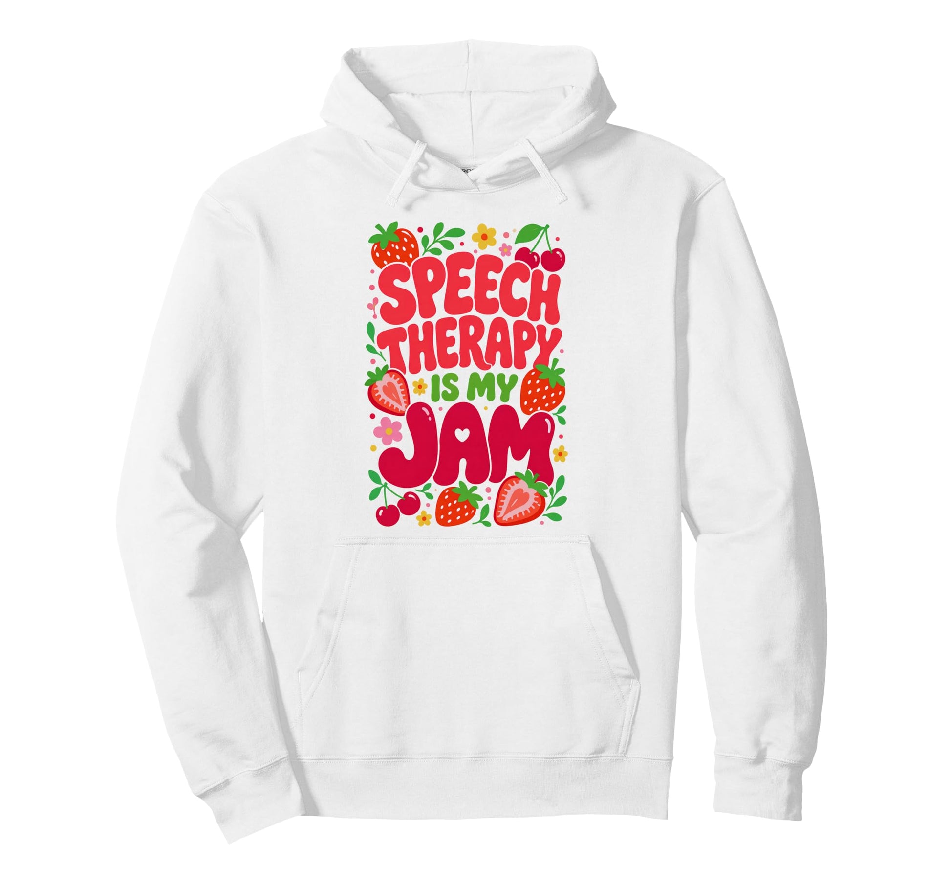 Speech Therapy Is My Jam Boho Hoodie - Casual Everyday Wear for Adults - T-Shirt, Sweatshirt, Hoodie