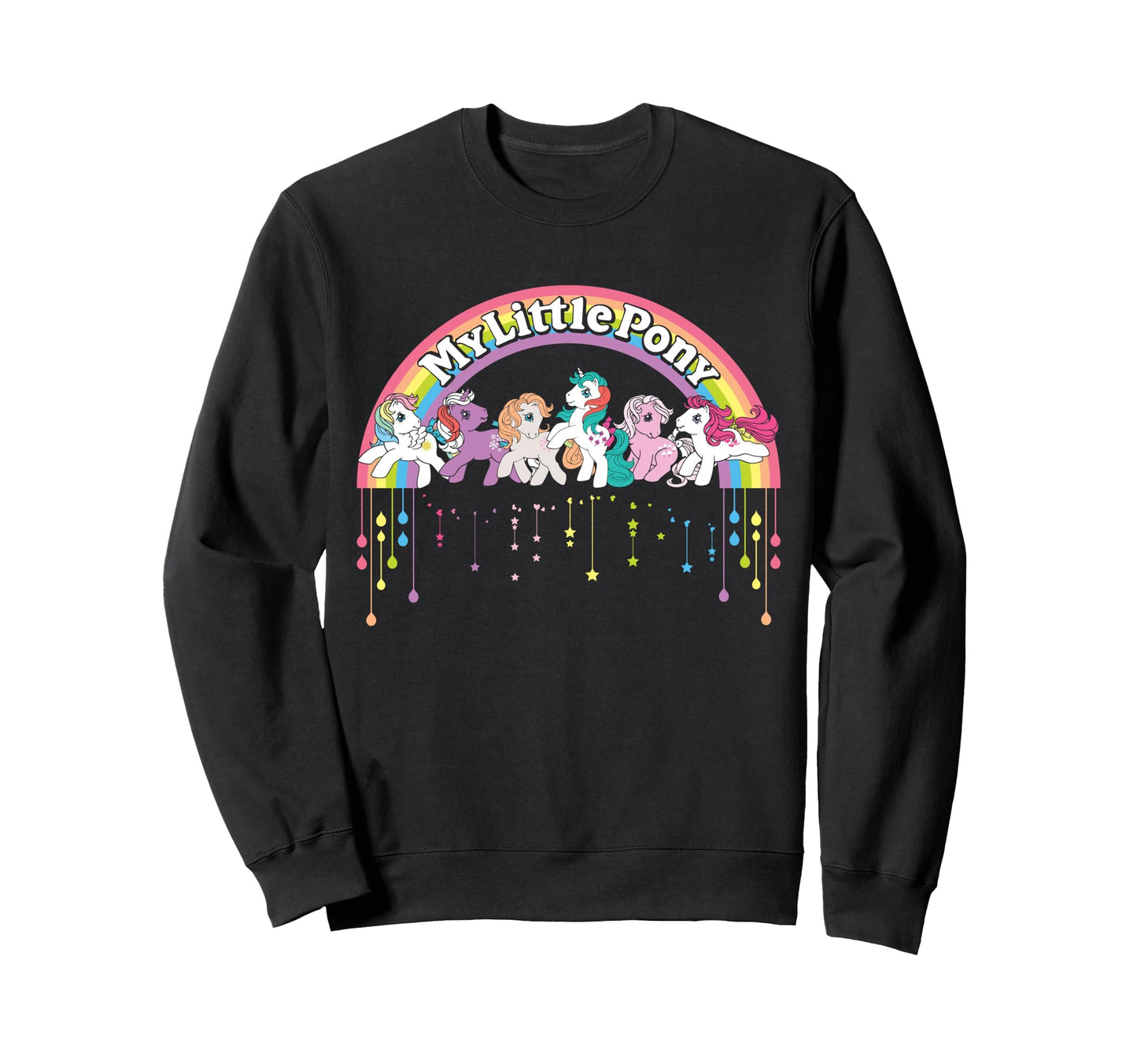 Logo Cartoon Rainbow Dash Rarity Sweatshirt - Novelty Apparel Unisex - T-Shirt, Sweatshirt, Hoodie