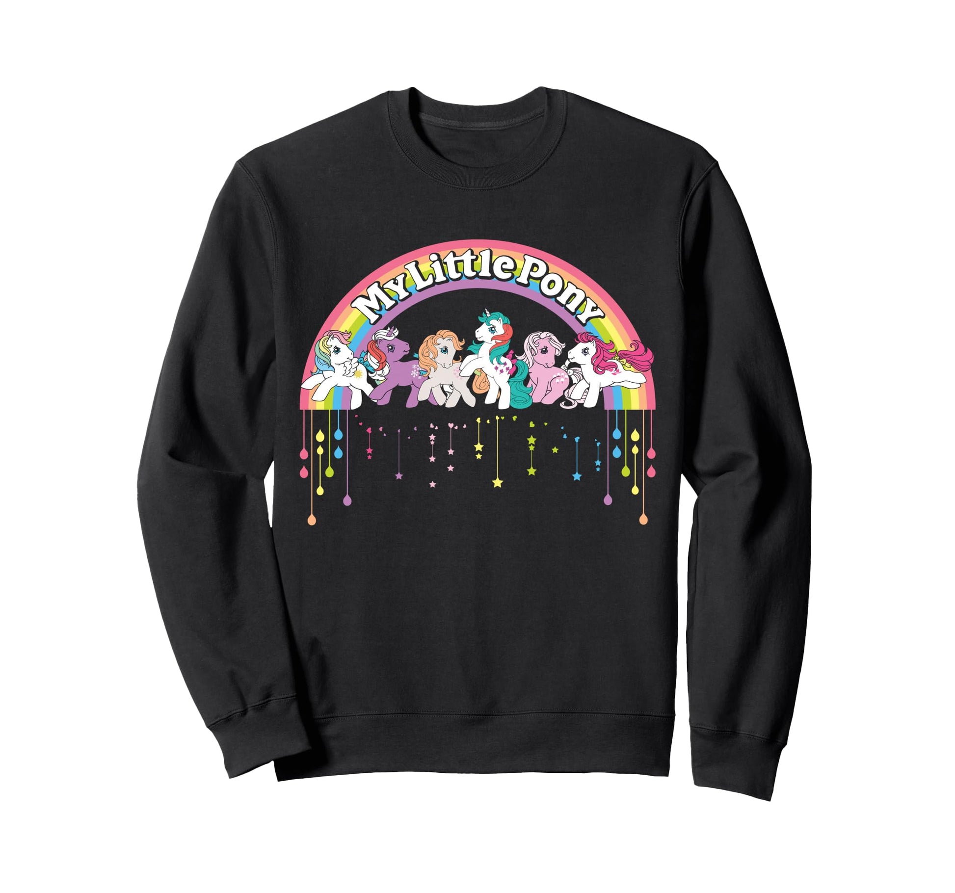 Logo Cartoon Rainbow Dash Rarity Sweatshirt - Novelty Apparel Unisex - T-Shirt, Sweatshirt, Hoodie