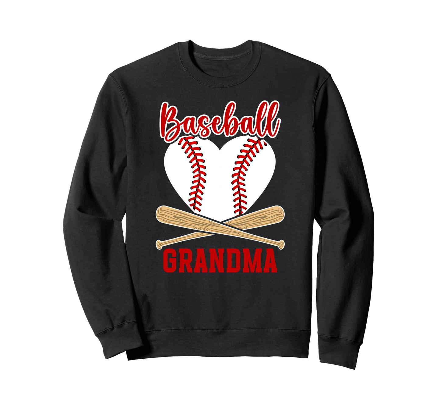 Baseball Grandma Baseball Player Sweatshirt - Aesthetic Graphic Men Women - T-Shirt, Sweatshirt, Hoodie