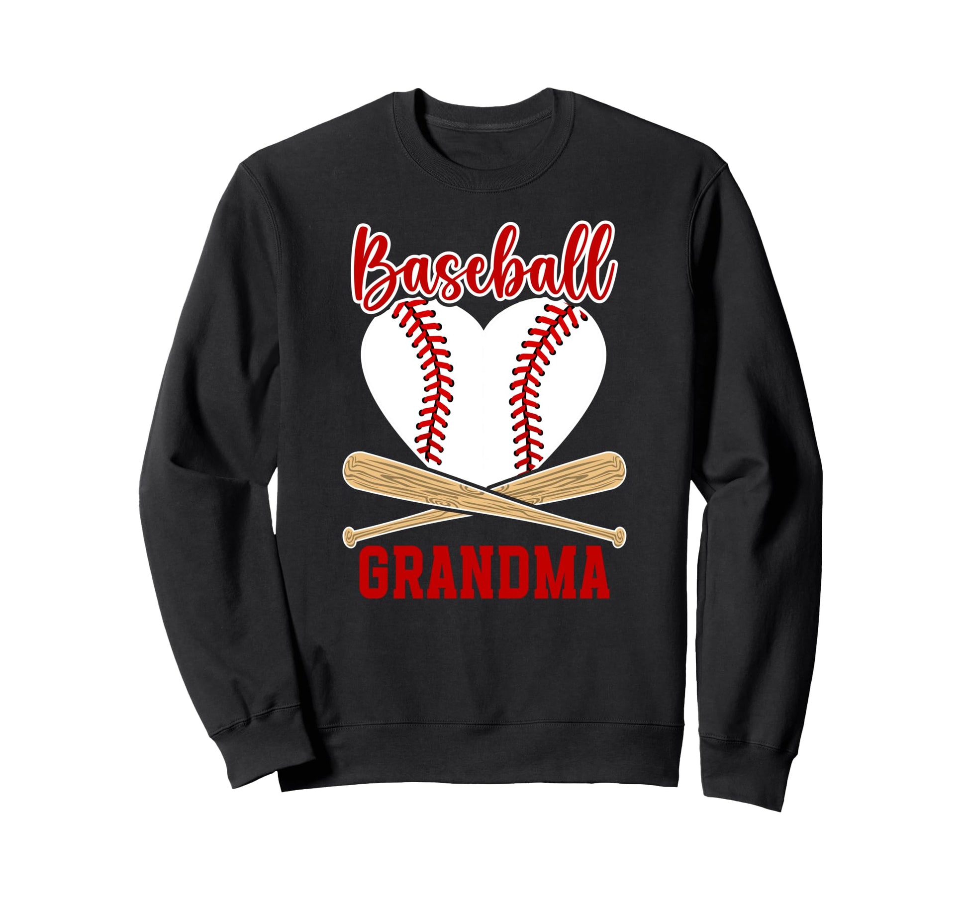 Baseball Grandma Baseball Player Sweatshirt - Aesthetic Graphic Men Women - T-Shirt, Sweatshirt, Hoodie