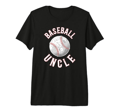 Mens Proud Baseball Uncle Baseball Player T-Shirt - Novelty Apparel Unisex - T-Shirt, Sweatshirt, Hoodie
