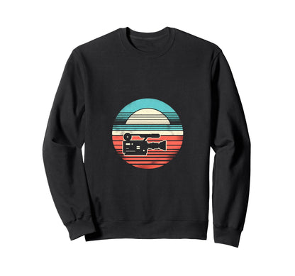 Camera Sunset Sweatshirt - Graphic Print Unisex - T-Shirt, Sweatshirt, Hoodie