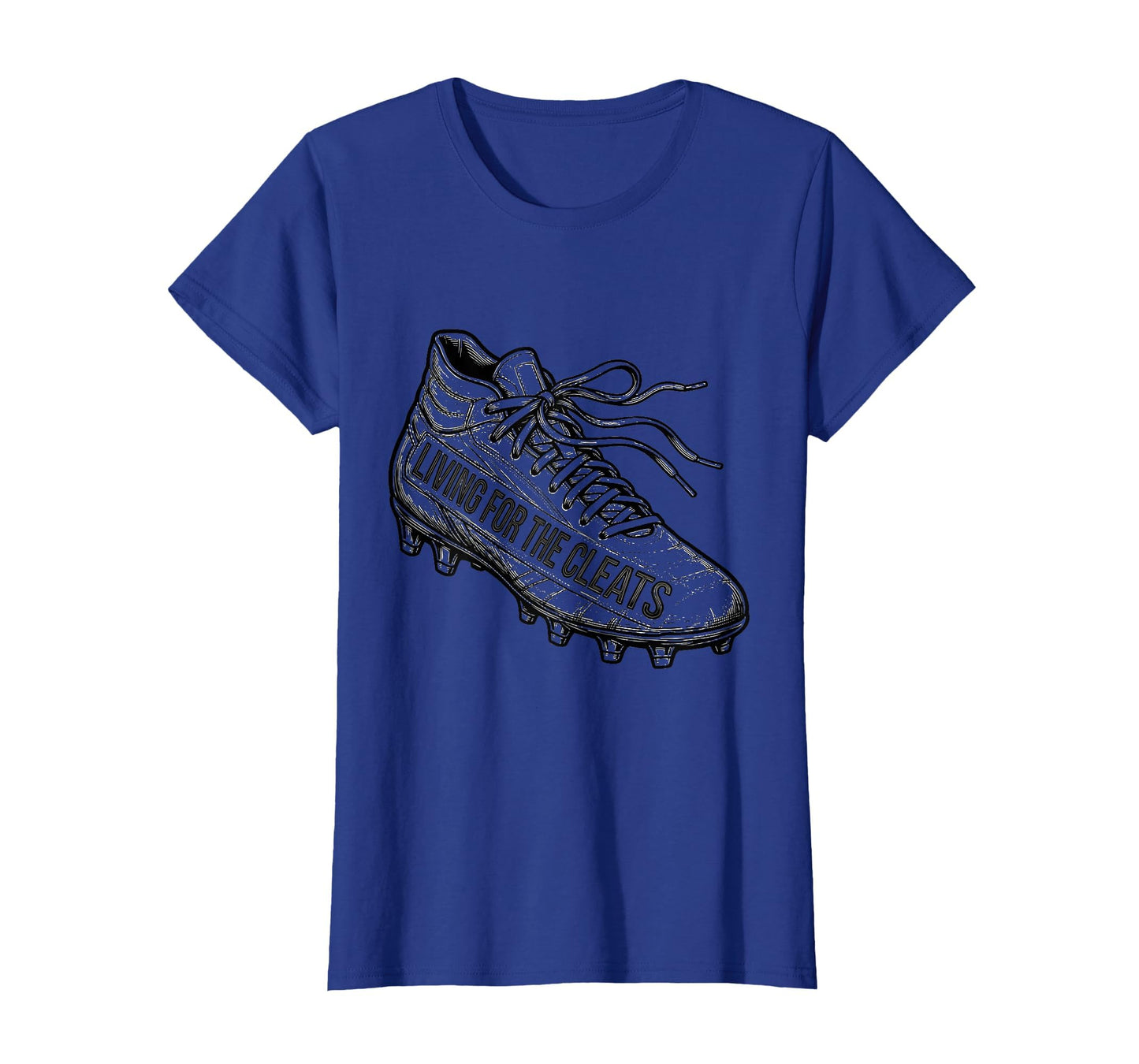 Living Cleats Soccer Dad T-Shirt - Minimalist Print for Adults - T-Shirt, Sweatshirt, Hoodie