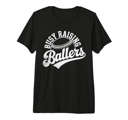 Raising Ballers Funny Mom Baseball Tri T-Shirt - Graphic Print Men Women - T-Shirt, Sweatshirt, Hoodie