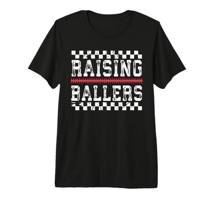 Raising Ballers Funny Mom Baseball T-Shirt - Streetwear Style for Adults - T-Shirt, Sweatshirt, Hoodie