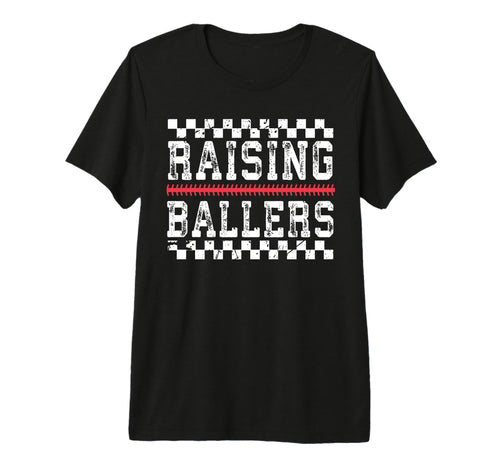 Raising Ballers Funny Mom Baseball T-Shirt - Streetwear Style for Adults - T-Shirt, Sweatshirt, Hoodie