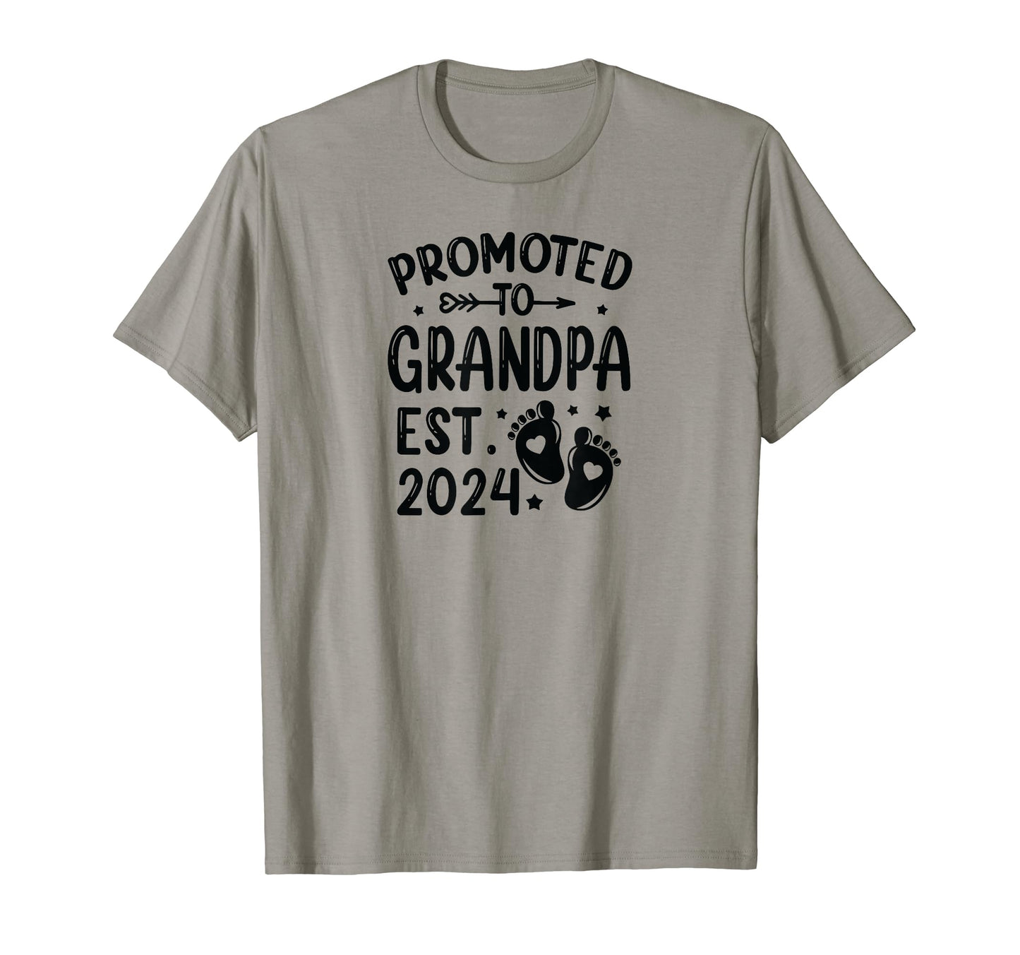 Soon To Grandpa Est 2024 Father Day T-Shirt - Custom Art Print Unisex - T-Shirt, Sweatshirt, Hoodie