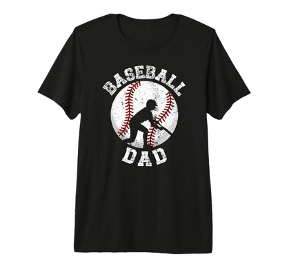 Mens Baseball Dad Proud Dad Baseball T-Shirt - Streetwear Style Unisex - T-Shirt, Sweatshirt, Hoodie