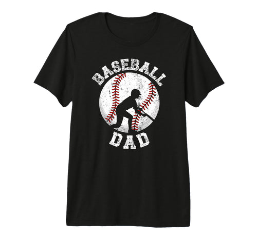 Mens Baseball Dad Proud Dad Baseball T-Shirt - Streetwear Style Unisex - T-Shirt, Sweatshirt, Hoodie