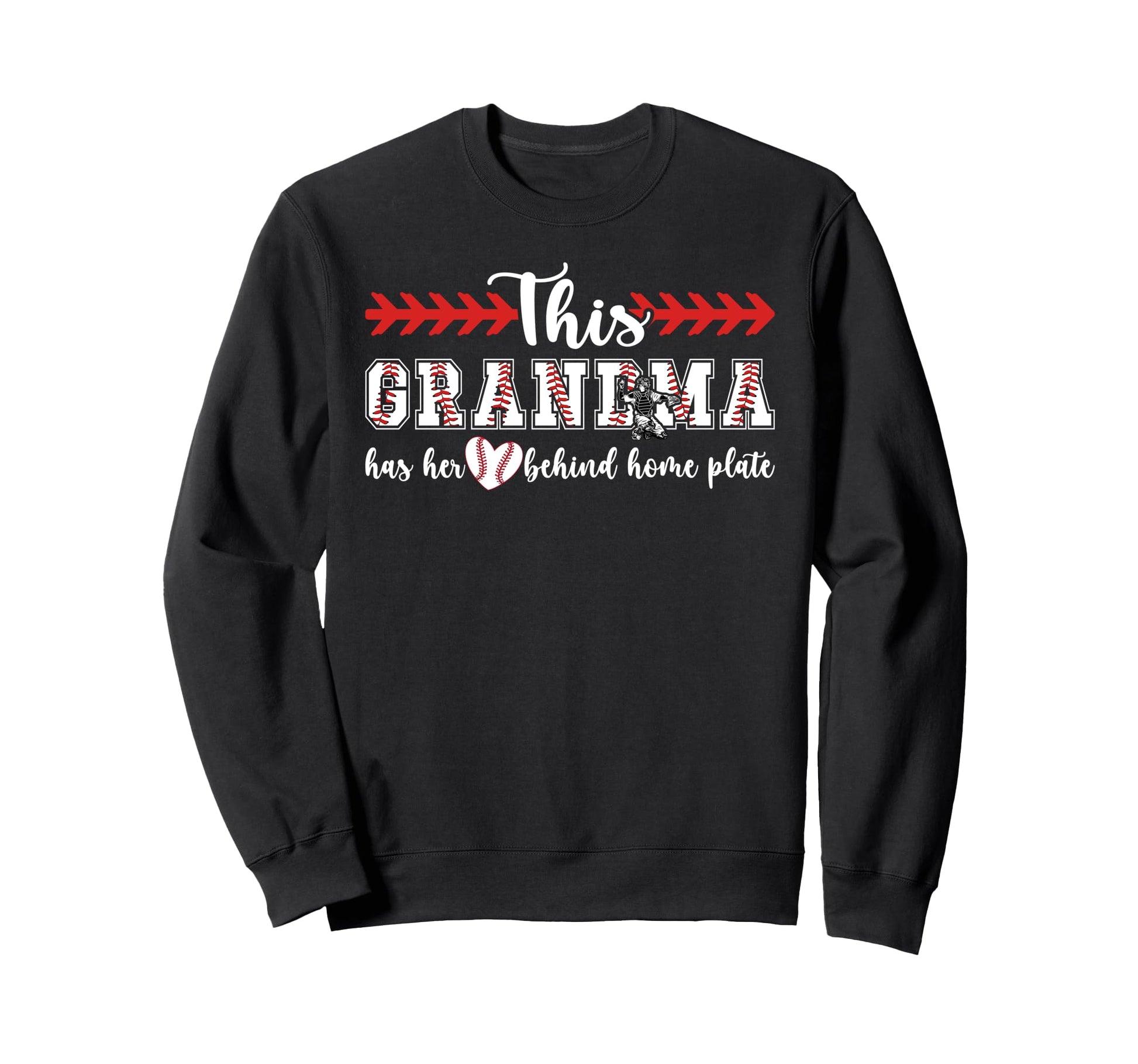 Proud Grandma Baseball Catcher Sweatshirt - Streetwear Style Men Women - T-Shirt, Sweatshirt, Hoodie