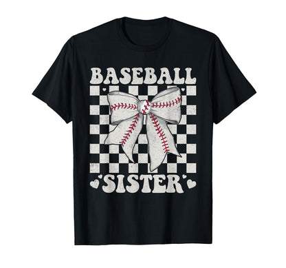 Baseball Sister Sports Fans T-Shirt - Fun Novelty Design for Adults - T-Shirt, Sweatshirt, Hoodie