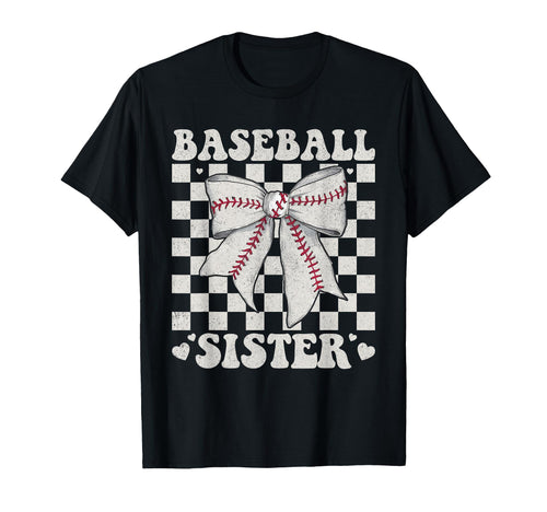 Baseball Sister Sports Fans T-Shirt - Fun Novelty Design for Adults - T-Shirt, Sweatshirt, Hoodie