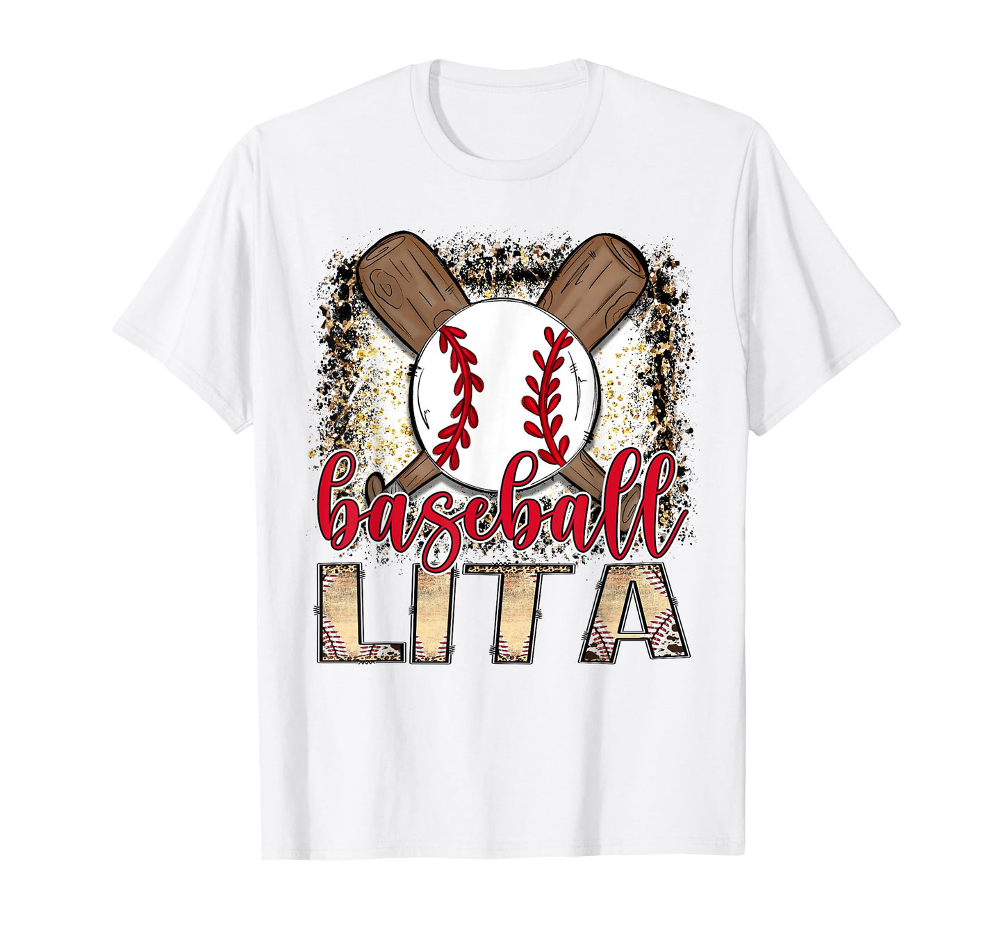 Baseball Lita Leopard Proud Ball T-Shirt - Aesthetic Graphic for Adults - T-Shirt, Sweatshirt, Hoodie