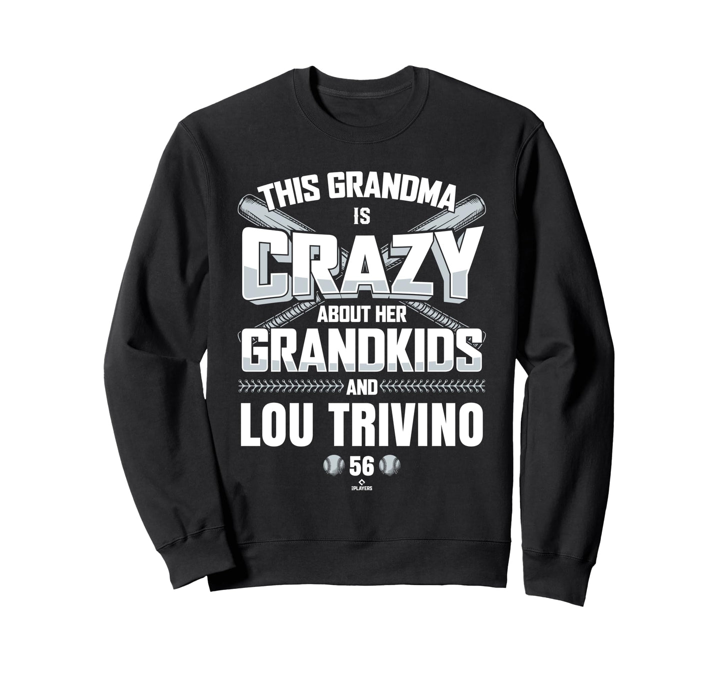 Grandma Crazy Lou Trivino New York Sweatshirt - Novelty Apparel Unisex - T-Shirt, Sweatshirt, Hoodie