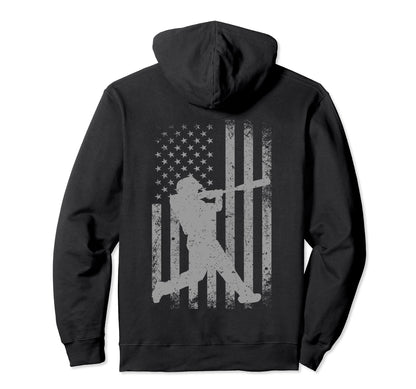 July 4Th Baseball Usa American Flag Hoodie - Streetwear Style Men Women - T-Shirt, Sweatshirt, Hoodie