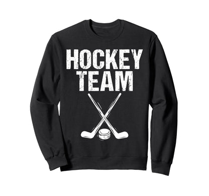 Team Hockey Game Day Sports Parent Sweatshirt - Graphic Print Unisex - T-Shirt, Sweatshirt, Hoodie