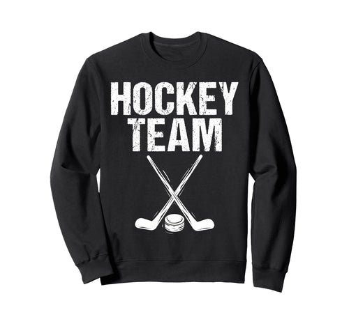Team Hockey Game Day Sports Parent Sweatshirt - Graphic Print Unisex - T-Shirt, Sweatshirt, Hoodie