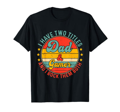 Gamer Dad Father Day Gaming Father T-Shirt - Trendy Graphic Unisex - T-Shirt, Sweatshirt, Hoodie