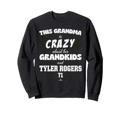 Grandma Crazy Tyler Rogers San Sweatshirt - Streetwear Style Unisex - T-Shirt, Sweatshirt, Hoodie