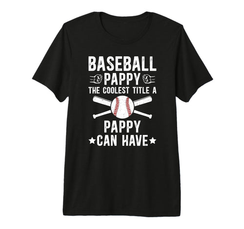 Mens Baseball Pappy Coolest Title T-Shirt - Aesthetic Graphic Men Women - T-Shirt, Sweatshirt, Hoodie