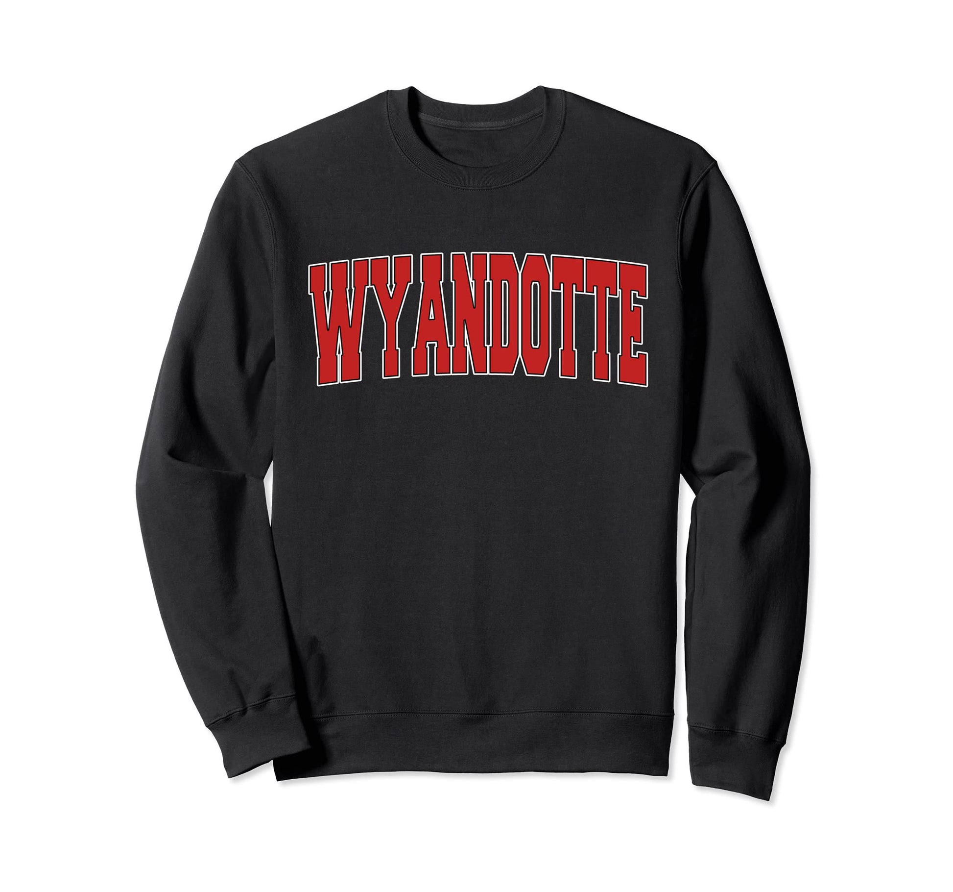 Wyandotte Mi Michigan Varsity Usa Sweatshirt - Novelty Apparel Men Women - T-Shirt, Sweatshirt, Hoodie